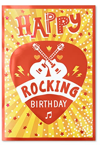 bentino MUSIK-Geburtstagskarte, DIN A5 Set mit Umschlag, Glückwunschkarte spielt Summer Of 69, Brian Adams (Coververs.)