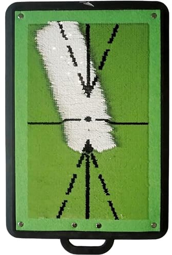 Birdie Golf: Birdie Mat Pro - Swing Training Aid, Sequin Tech Surface, Analyze Swing Path & Ball Impact, Portable in- Outdoor, 19.25 Sports Accessory