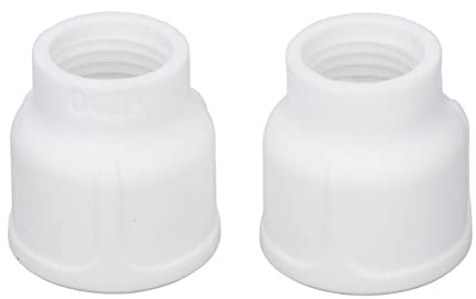 WIG Schweißbecher, 2Pcs Keramik Schweißbecher Set Weiße Keramikdüsen Zubehör Set Wig-Schweißbecher Spannzangenkörper für DB SR WP 9 20 25