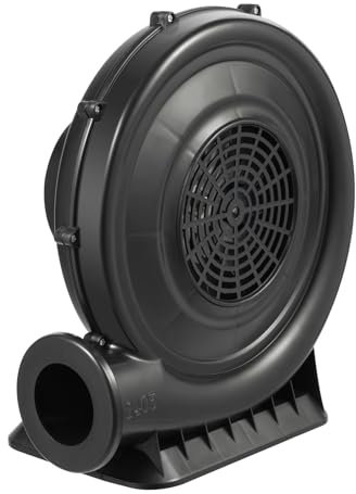 LENDISIY Gebläse Hüpfburg 370W, Elektrisches Luftgebläse Dauergebläse Radialventilator Turbogebläse Turbolüfter Hochdruckgebläse für Aufblasbare Spielzeuge und Hüpfburgen