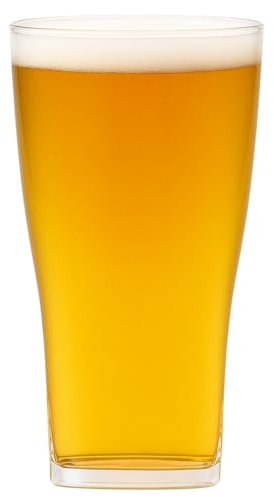 AIOS Tritan Renew - Bicchiere da pinta in plastica infrangibile, design unico con base quadrata (6)