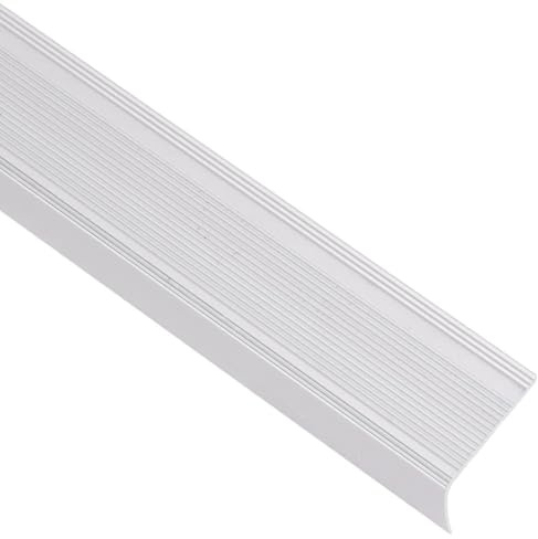 vidaXL Treppenkantenprofile in L-Form 15 Stk. Aluminium 100 cm Silbern, Treppenkante, Treppenprofil, Stufenprofil, Stufenkante, Treppenprofile