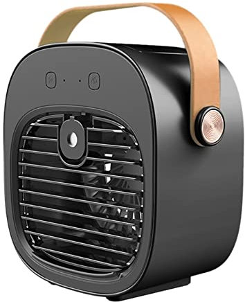 RV Air Conditioner, Mini Portable Mini Desk Fan Cooler Humidifier Purifier(Schwarz)