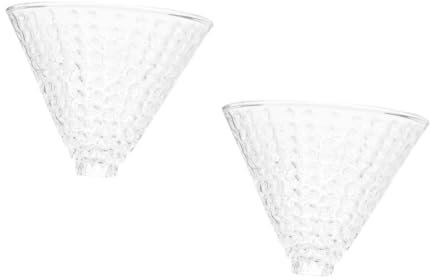 SHINEOFI 2 Piezas Filtro de café de vidrio embudo cono accesorios café de filtro filtros de café colador cafeteras filtro de café por goteo herramienta para hacer café Alto borosilicato
