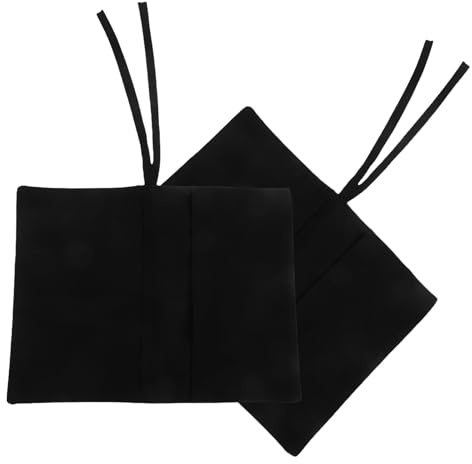 DECORNIJIA 2 pezzi Borsa Portatile per Posate in Canvas Resistente Custodia per Posate da Campeggio all Aperto Sacchetto per Stoviglie e Utensili Protezione Igienica e Forchette