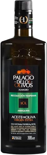 PALACIO DE LOS OLIVOS | Aceite de Oliva Virgen Extra Variedad Arbequina - Botella 500 ml