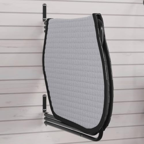 Lumanois Porta Sottosella a 3 Bracci Nero in Ferro, Articoli Sportivi,Ricreazione all'aperto,Equitazione,Accessori per finimenti per Cavalli,Accessori per Selle,Portasella, 5.2kg-172459