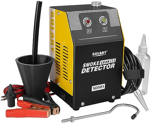 Solary Machine à fumée EVAP avec détecteur de Fuite de système de Carburant 12V pour Voiture - Jaune