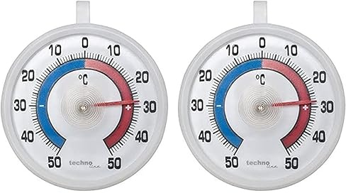 Technoline WA 1025 Universalthermometer, 7,1 x 4 x 8 cm, weiß, 7.1x4x8 cm (Packung mit 2)