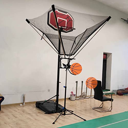 Basketball-Shot-Returner, großer Basketballkorb-Return-Aufsatz, verstellbares Basketball-Shot-Returner-System, professioneller Basketball-Rebounder-Netz-Return, für den Innen- und