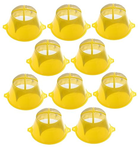 ULDIGI Imbuto Filtrante a Rete per Vernice Resistente 10 Pezzi Imbuto Filtrante per Pittura a Olio per Vernice per Uso Professionale e Industriale