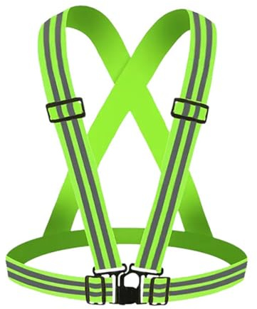 Pmnzdy Gilet riflettente per adulti bambini gilet riflettente ad alta visibilità regolabile gilet di sicurezza riflettente giubbotto di sicurezza riflettente jogging bicicletta corsa escursionismo