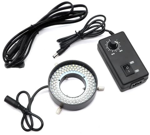 Microscope Observation Microscope Ring Light Industrial Camera Multi-color LED Ring Light Lamp 41mm Illuminator Machine Vision 108pcs LED Lighting Lamp(Green)