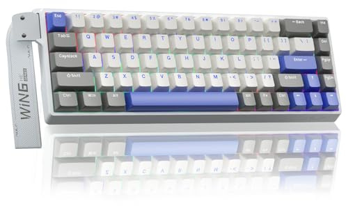 AULA WIN68 HE MAX Hall Effect Gaming Keyboard,Adjustable Actuation Rapid Trigger,0.01mm RT Accuracy,8000Hz,RGB Backlight,USB-C Wired,60% Percent Magnetic Keyboard