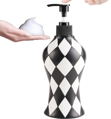 Distributeur de savon – 400 ml – Distributeur de savon pour salle de bain – Distributeur de désinfectant mural – Distributeur de savon liquide rechargeable pour cuisine et salle de bain