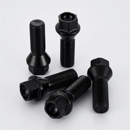 Carro Pernos Rueda 5 pernos de rueda hexagonales de 17 mm, tornillos de rueda de coche, sujetadores de ruedas de aleación, OE 36136781150, 36136781151 y 36136781152.