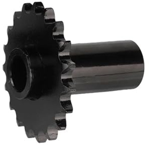Pignone Motore Anteriore Pignone 19T 428 Nero Metallizzato Adatto per GY6 125cc 150cc 4 Ruote ATV Motocross Go Kart/Trolley Pignone Pignone Denti Trasmissione Catena(Long)