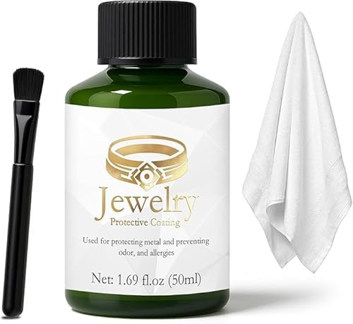 INNOVAYOU 50ml Jewelry Protective Coating, Prevent Tarnish & Scratches Jewelry Spray to Prevent Tarnish, Restores Shine for Silver, Gold Jewelry, Long-Lasting Anti-Oxidation Formula