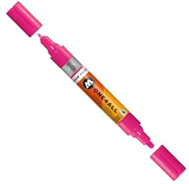 Molotow One4All Acrylic Twin Marker 217 – Neon Pink Fluoreszierend