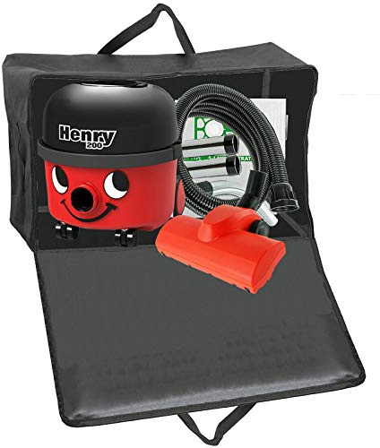Spares2go Large Storage Bag Compatible with Numatic Henry Hetty Vacuum Cleaner Tools Parts Accessories (Black, 100L)