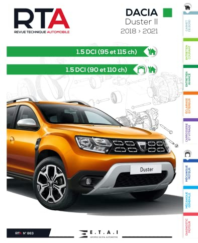 RTA 863 DACIA DUSTER II 2018 > 2021