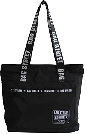 ZMOKA Schultertasche, Shopper Bag Street von Jennifer Jones - modische, leichte Damen Handtasche (Schwarz) - präsentiert