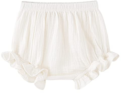 HahaNice Bloomers Baby Frilly Knickkers Diaper Cover for Baby Girls 6 Months - 3 Years