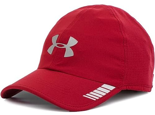 Under Armour Herren Launch ArmourVent Cap, Rot (601)/Silber, Einheitsgröße