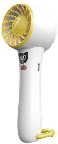Kuntesetty Portable Mini Fan with Adjustable Speeds for Home And Office Use, Yellow