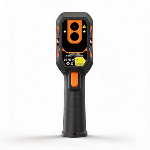 Luocute Wärmebildkamera, 300 X 225 Super-IR-Auflösung, Tragbare Infrarotkamera mit 2600 MAh und 8 GB Speicher, für Ingenieure, Elektriker, Bauinspektoren