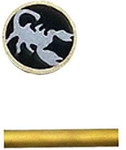 Bolzen aus Mosaiken Nieten für den Messergriff, Mosaikschrauben, Jagdmesser Befestigungsstücke, Länge 4,5cm (5mm, Skorpion)