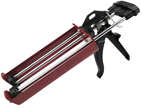 Pistola Per Calafataggio Bicomponente, Pistola Per Calafataggio A Doppia Cartuccia Con Impugnatura Comfort, Pistola Per Applicazione Manuale Di Ferro Per Epossidica, Acrilico, Silicone