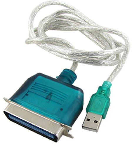 Ruilogod Impresora USB 1.1 a DB36 Conector paralelo IEEE1284 Cable adaptador