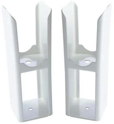 MILANO Single Double Vertical Horizontal Radiator Floor Mounting Feet White