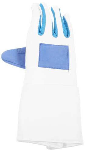 VANZACK Gepolsterter Fechthandschuh Professioneller Fechthandschuh Waschbarer Rutschfester Fechthandschuh Übungshandschuhe Für Fechtkampf- Und Kampfübungen