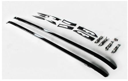 DZSCHUNLUSM Baca Coche para Land para Rover para Range para Rover para Evoque 2012-2019 Portaequipajes Techo Aluminio Barra Portaequipajes Barras de Techo Baca de Coche(Negro)