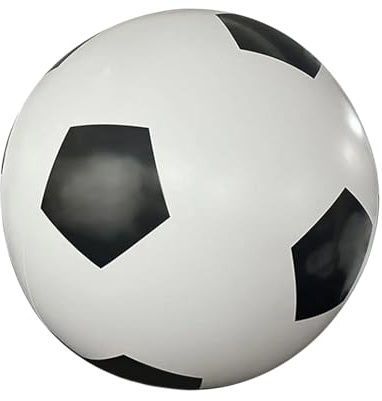 Clobeau Pallone da calcio gonfiabile gigante da 58,7 cm, per piscina estiva, giochi in giardino, feste di compleanno, barbecue, spiaggia, giochi di attività all'aperto (78,7 cm)