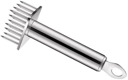 Multifauntal 304 - Aguja de acero para carne, para diferentes aplicaciones de cocina y barbacoa