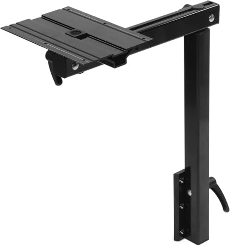 WoldTrek Detachable 360 Swivel Table Leg System Adjustable Swing Out Table Base Bracket Support T5 T6 Campervan Caravan Motorhome Boat (Black)