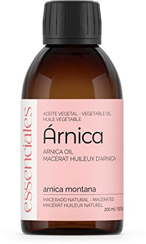 Essenciales - Huile végétale d'Arnica (Arnica montana), 200 ml | 100% Pure et Naturel - 1ère Pression à froid
