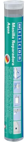 WEICON Masilla Reparadora Aqua | 115 g | De 2 componentes | Sistema de resina epoxi para aplicaciones bajo agua
