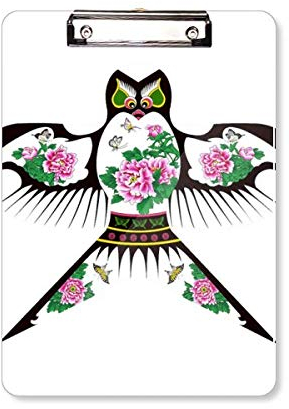 Porte-bloc avec motif de cerf-volant traditionnel de culture chinoise A4
