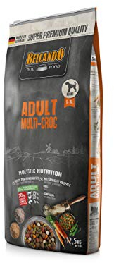 Belcando Adult Multi-Croc Trockenfutter für Hunde mit Gemüsechips und Reis 12,5 kg