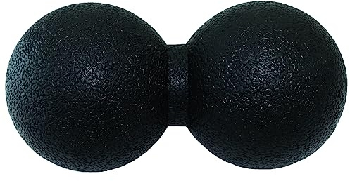 Bola de masaje de maní duro, doble bola de masaje de lacrosse. Rodillo de masaje de tejido profundo, bola de movilidad para terapia física, liberación miofascial, relajante muscular, masaje acupuntual