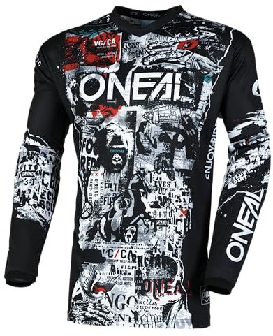 O'NEAL Element Attack Youth Jersey Black/White X-Large