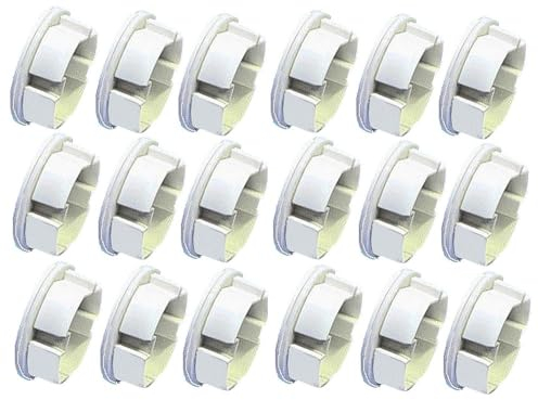 ProfiPack 18x Steckdosen Abdichtung mit 3D-Silikondichtung DICHTEL DI-8019.S18 Steckdosendeckel luftdicht winddicht gegen Zug aus der Steckdose Staubschutz