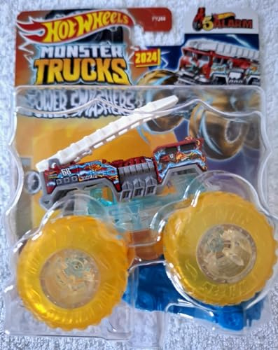 Hot Wheels Monster Trucks 2024 - Power Smashers im Maßstab 1:64 (5 Alarme)