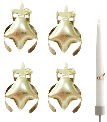 Apagador automático de Velas, 4 Anillos extintores automáticos de Velas, apagador de de Vela, Anillo automático para Poner Velas
