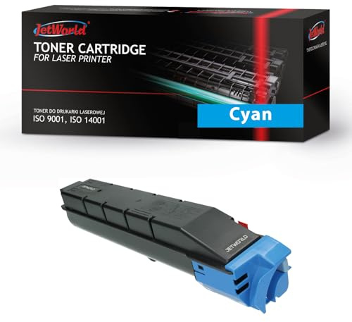 JetWorld Toner Ersatz TK8305C 1T02LKCNL0 Cyan für 3050ci, 3051ci, 3550ci, 3551ci 15000 Seiten je Tonerkartusche Hochwertiger Druck
