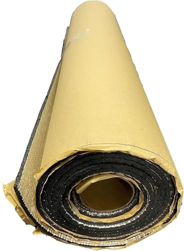 Campervan Insulation Self Adhesive Roll | Sticky Insulation Foil for Van Conversions, Car Motorhome Soundproofing & Underfloor Underlay (12mm Thick, 5m x 1m)